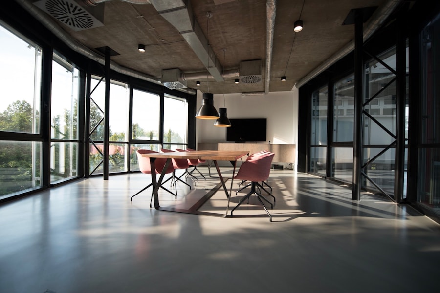 Modern office lounge