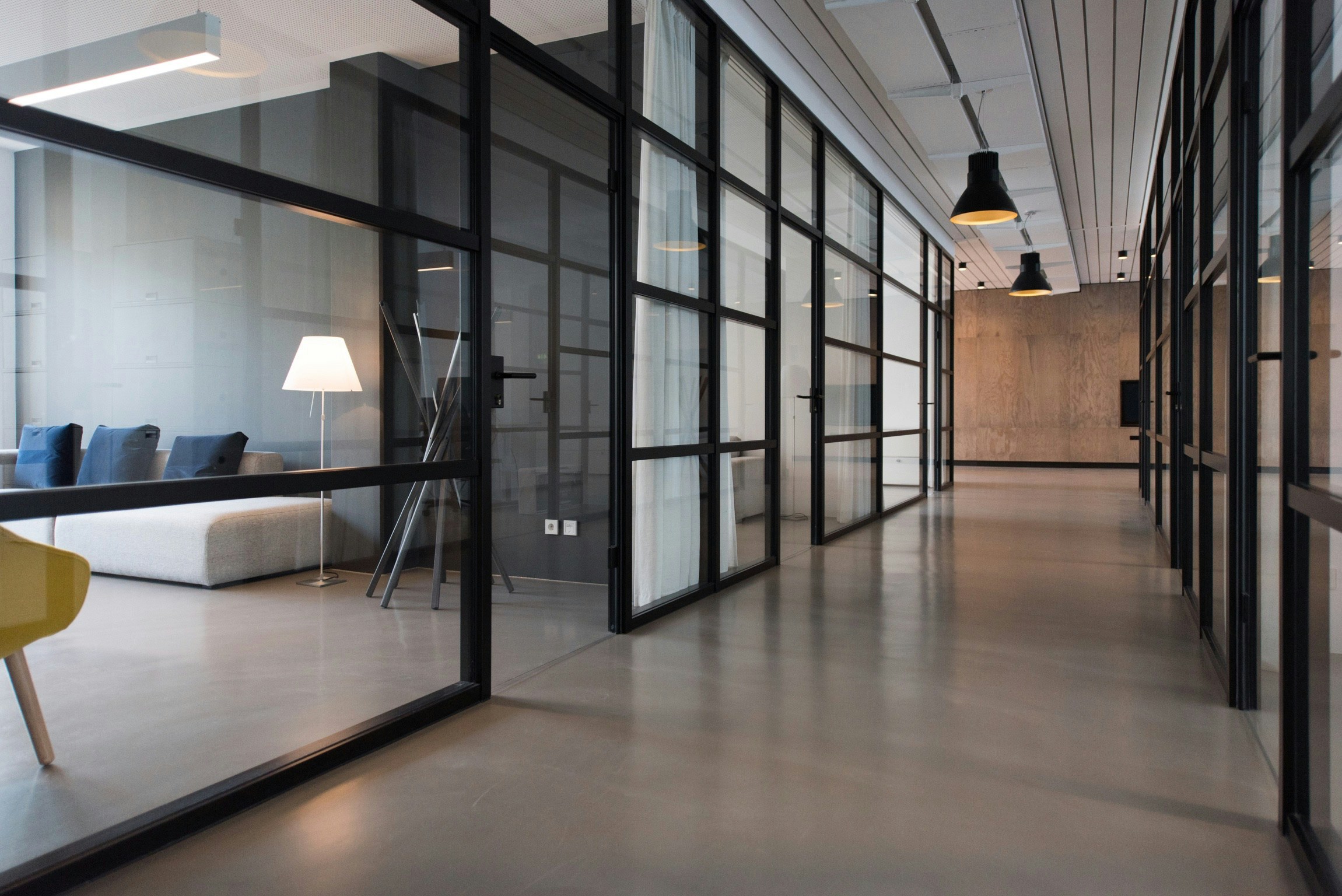 Modern office with daylight